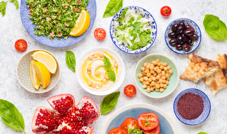 skupine namirnica koje mogu pomoći kod ublažavanja simptoma artritisa, bliskoistočne meze