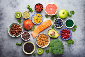 zdrave namircnie na stolu