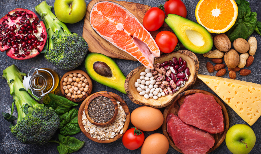 organsko voće, povrće i meso, zdrave namirnice
