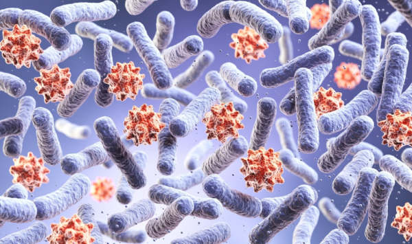 ilustracija zdravog crijevnog mikrobioma